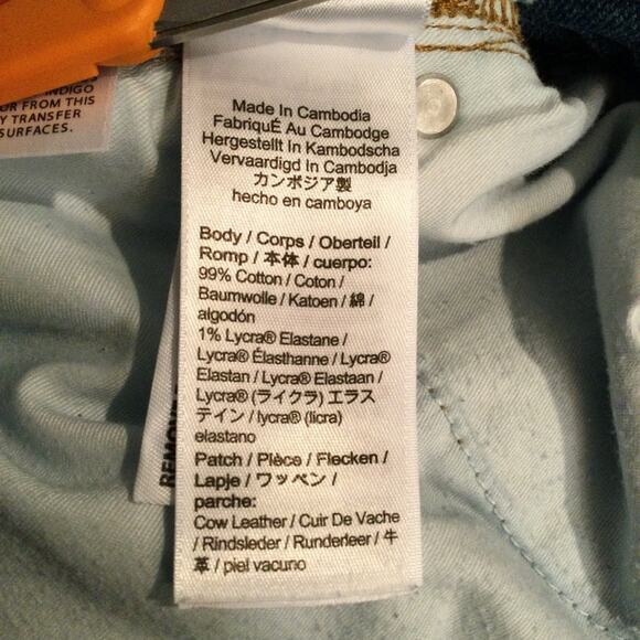 J. Crew 9" demi boot crop jean medium wash 32 raw hem - Picture 9 of 9